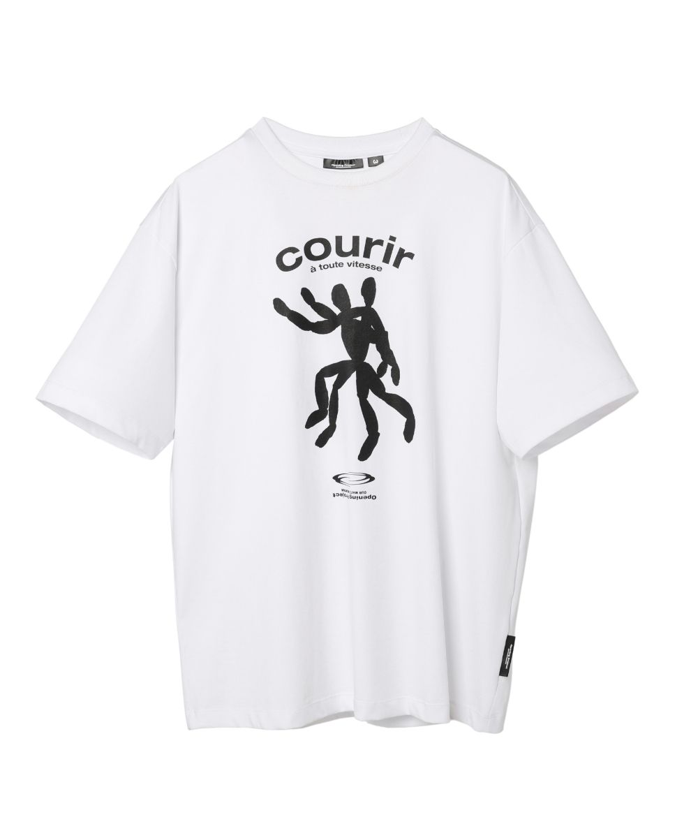 【OPENING PROJECT】 Courir T Shirt - White MUSINSA | OPENING PROJECT Courir T Shirt - White