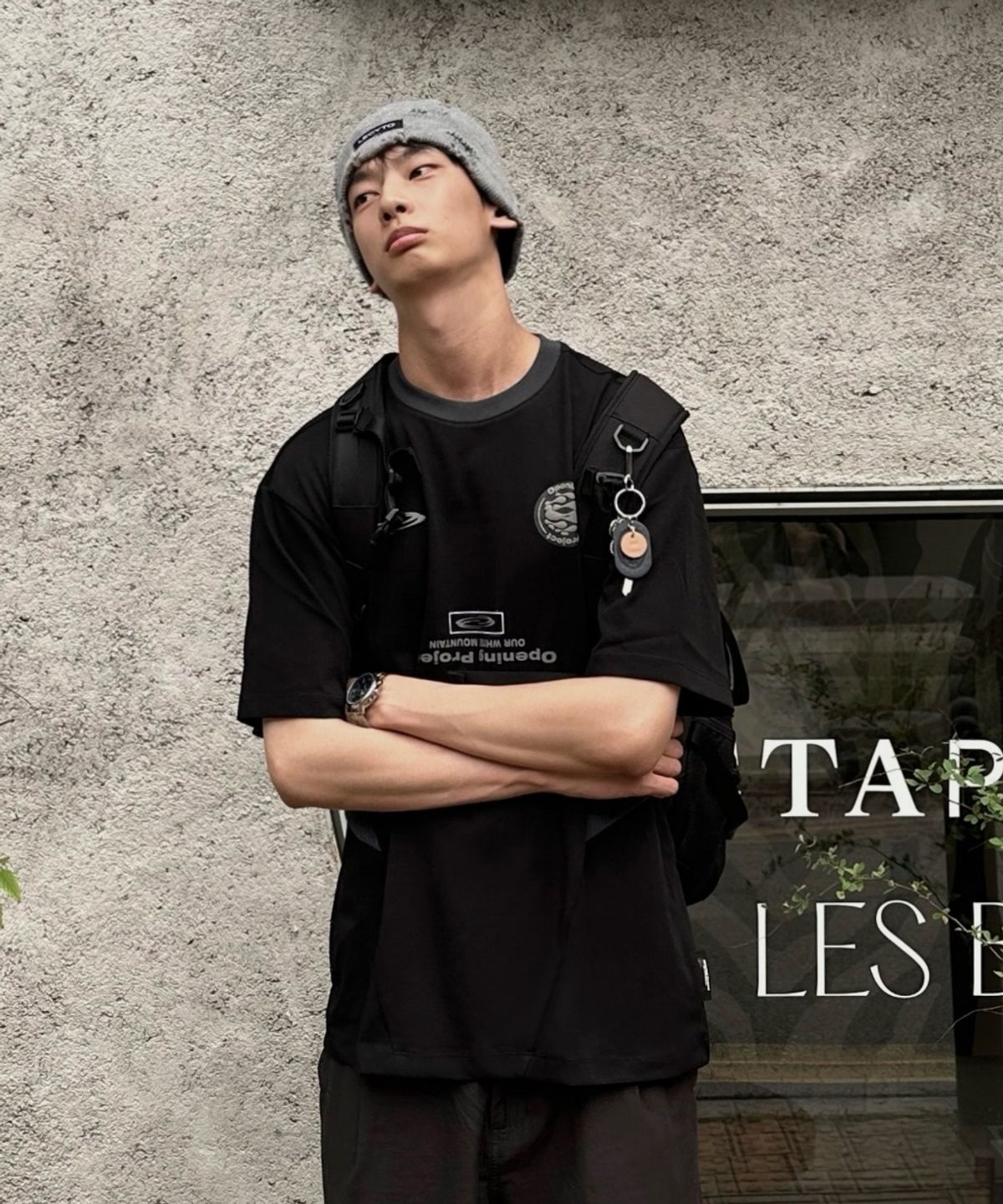오프닝프로젝트(OPENING PROJECT) Team Play T Shirt - Black