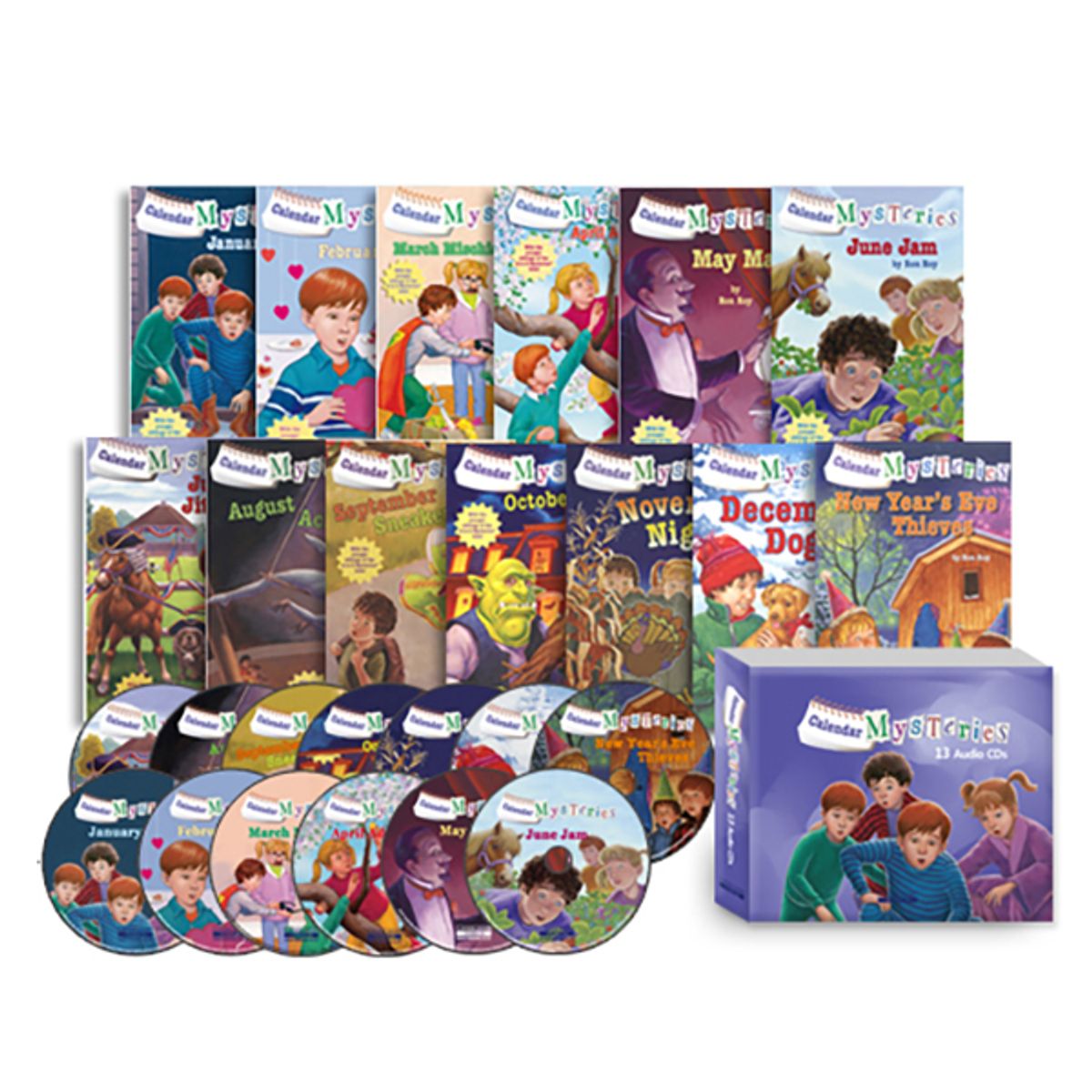 언어세상(LANGUAGE WORLD) Calendar Mysteries 1-13권 Set (with CD)
