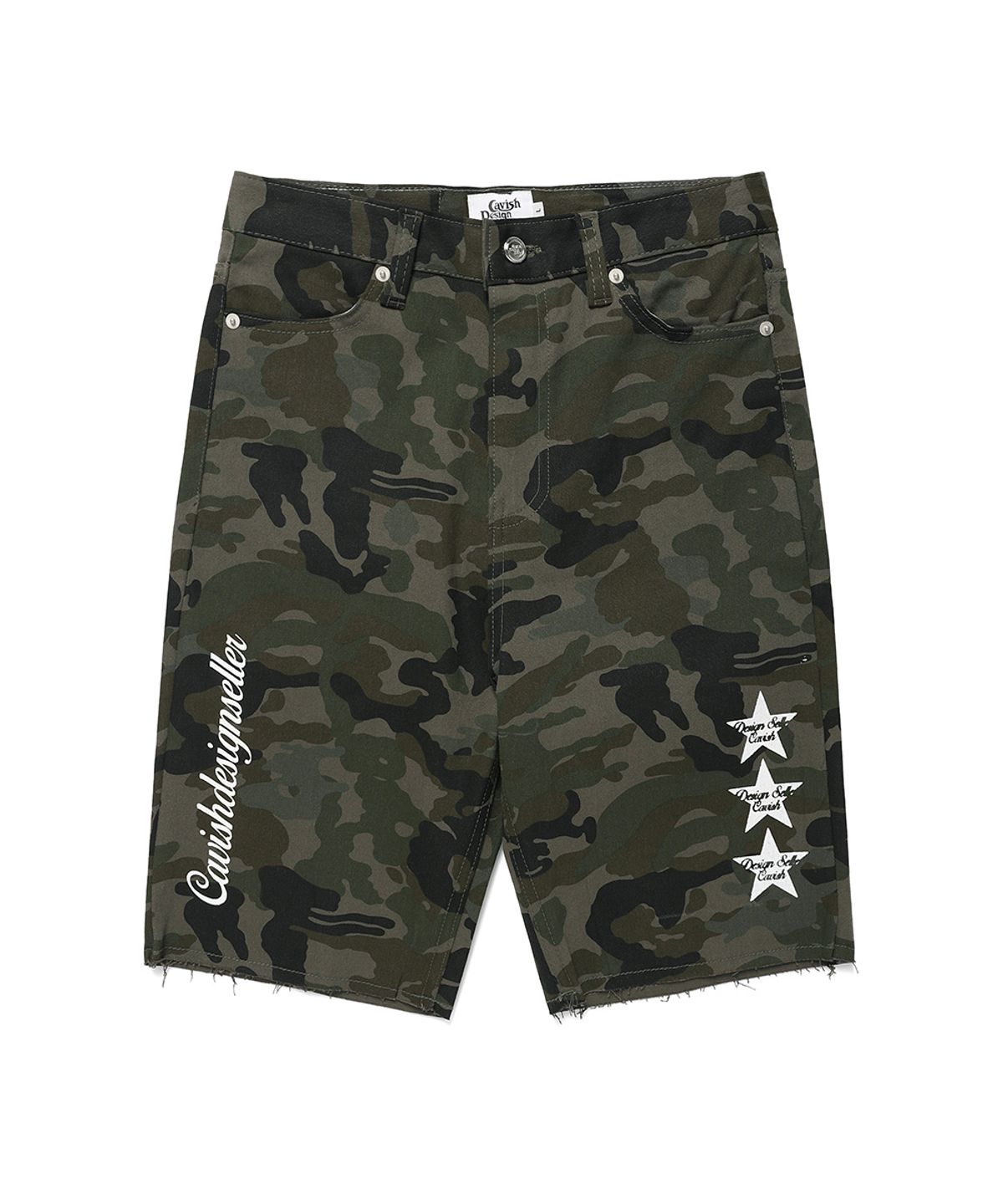 카비시(CAVISH) W WOODLAND BIKER SHORTS CAMO(CV2DMUPA14A)