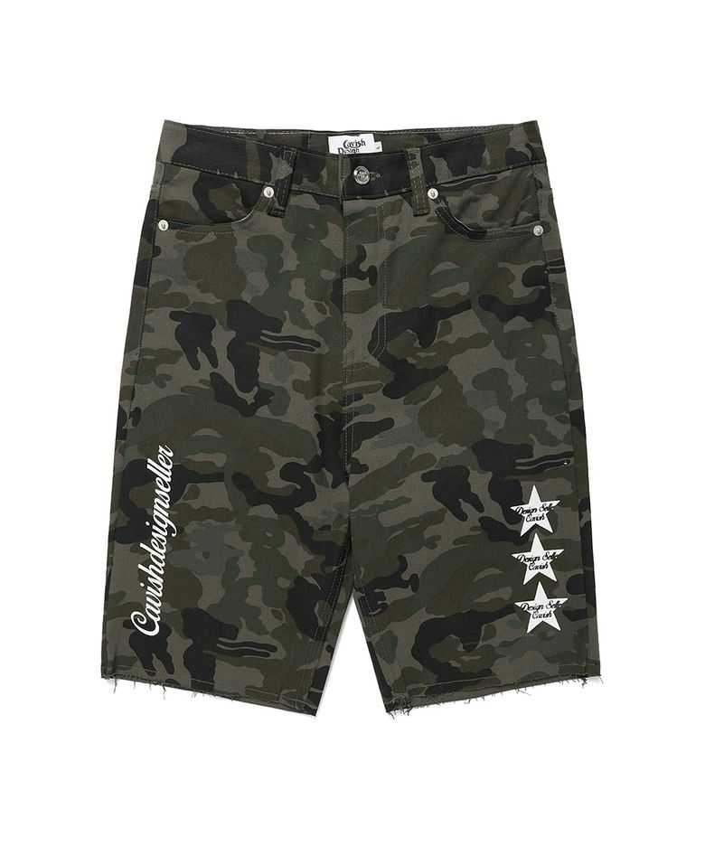 W WOODLAND BIKER SHORTS CAMO(CV2DMUPA14A)