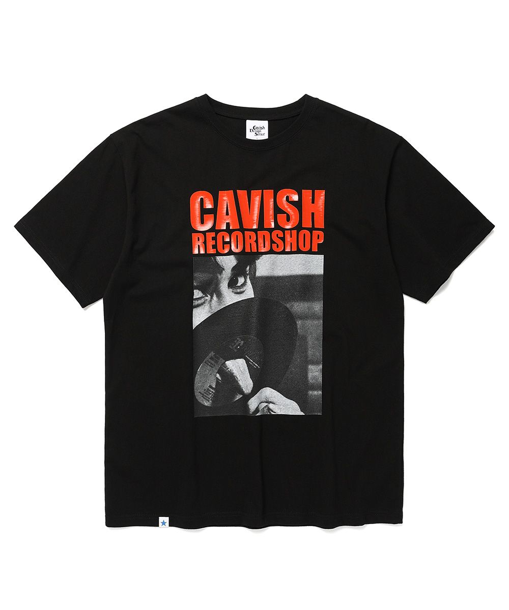 【Cavish】23SS RECORD SHOP SS TEE MUSINSA | CAVISH RECORD SHOP SS T-Shirt BLACK(CV2DMUT505A)