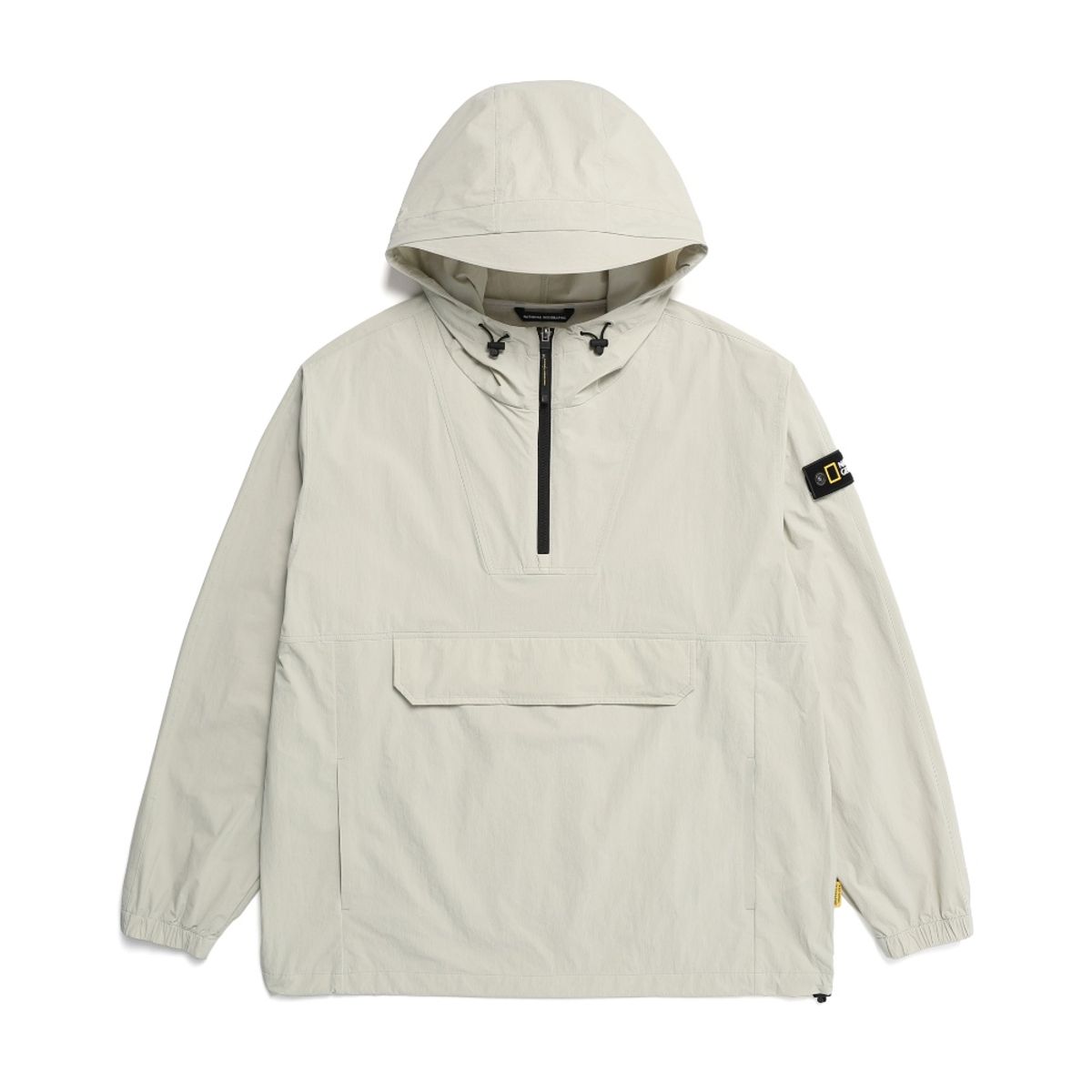 내셔널지오그래픽(NATIONALGEOGRAPHIC) N232UFT940 경량 우븐 스트레치 긴팔 아노락 점퍼 OAK BEIGE