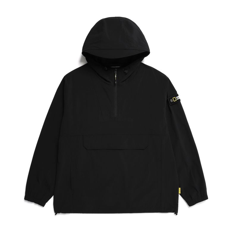N232UFT940 아델리 경량 우븐 스트레치 긴팔 아노락 점퍼 CARBON BLACK