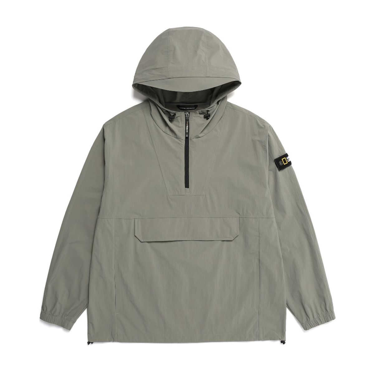 내셔널지오그래픽(NATIONALGEOGRAPHIC) N232UFT940 아델리 경량 우븐 스트레치 긴팔 아노락 점퍼 LICHEN KHAKI