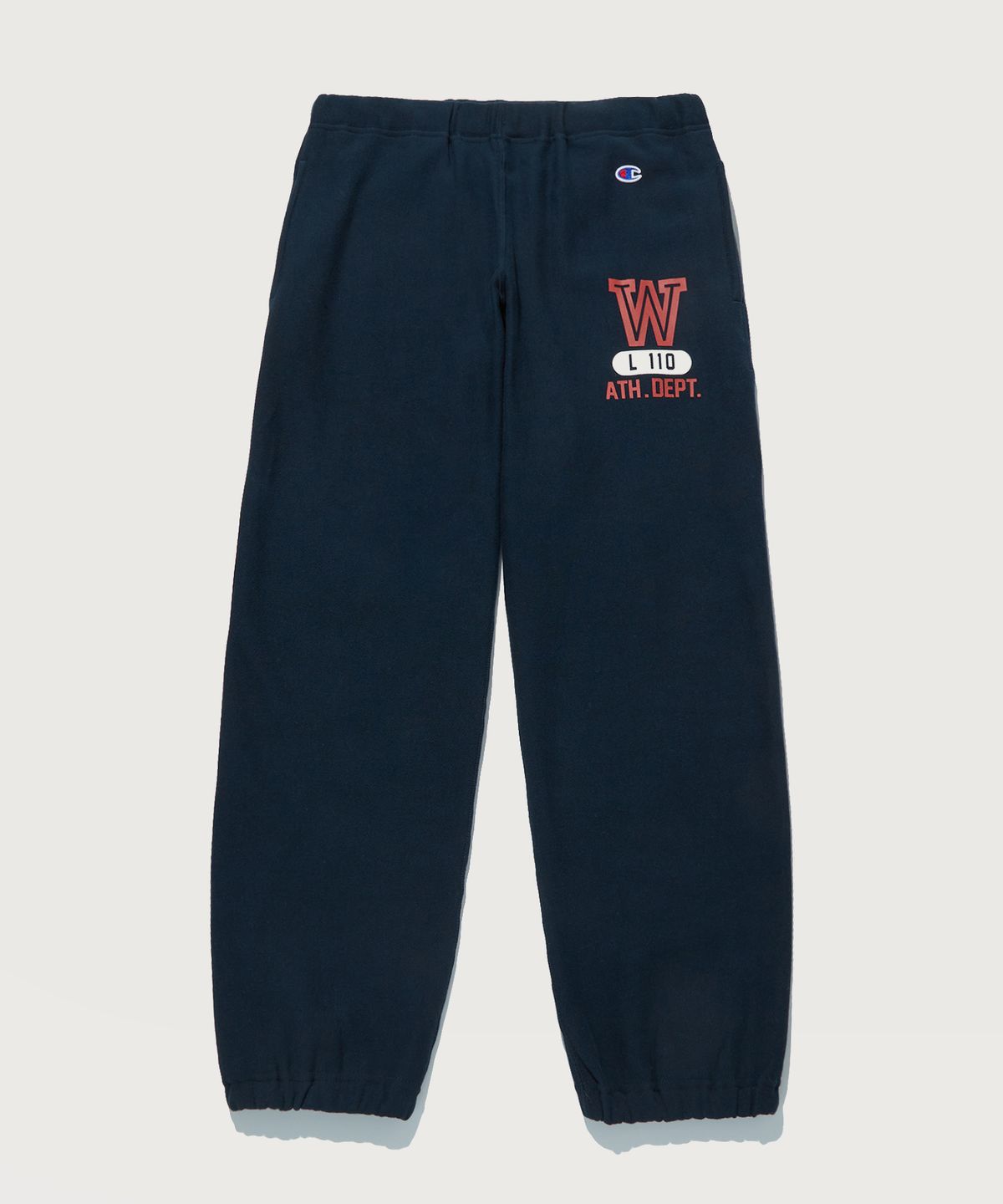 챔피온(CHAMPION) 리버스위브 프렌치테리 그래픽 밴딩 조거 팬츠 Normal Navy