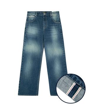 에센셜 셀비지 와이드 팬츠