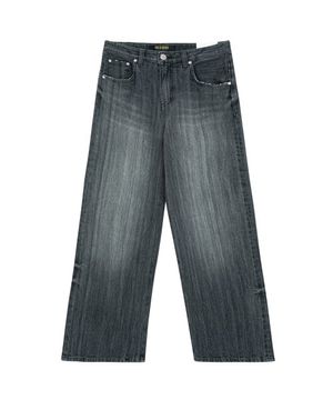 모어 댄 리얼 블랙 와이드 팬츠