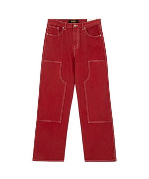 비비드 준 와이드 팬츠_Red