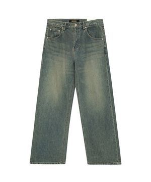 리멤버  슈퍼 와이드 데님 팬츠