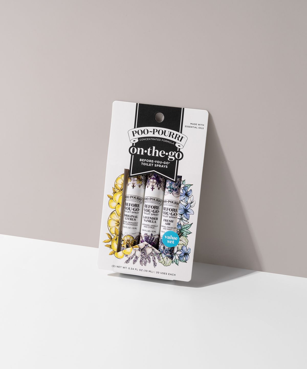 푸푸리(POOPOURRI) 토일렛퍼퓸 ON THE GO SET(10ml 3입)