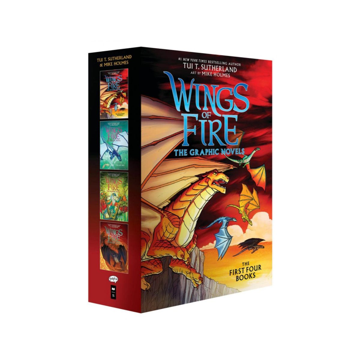 언어세상(LANGUAGE WORLD) Wings of Fire Graphic Novels #1-4: A Graphic Novel Box Set