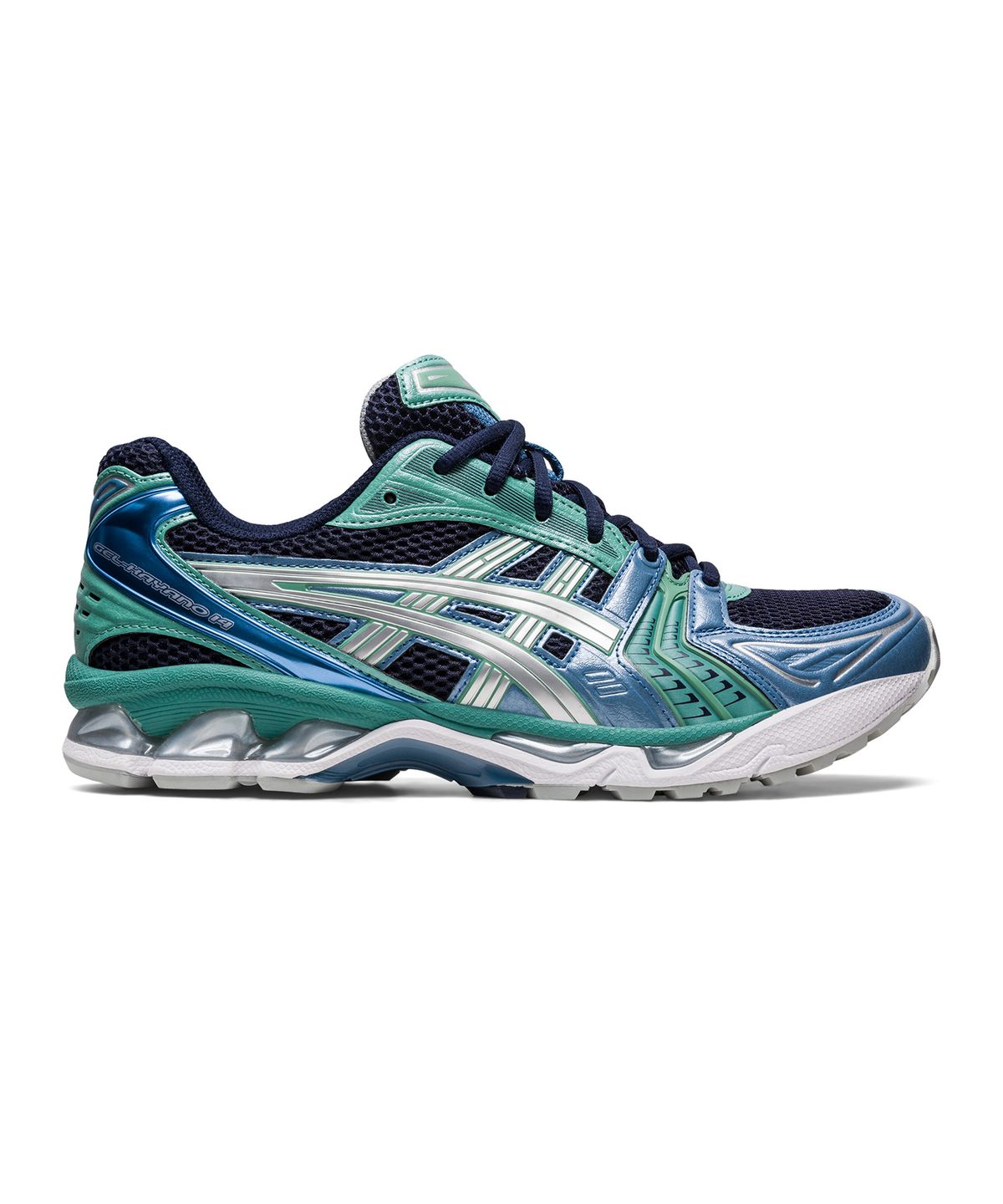 아식스(ASICS) 젤-카야노 14 - 미드나이트:퓨어 실버 / 1201A019-402