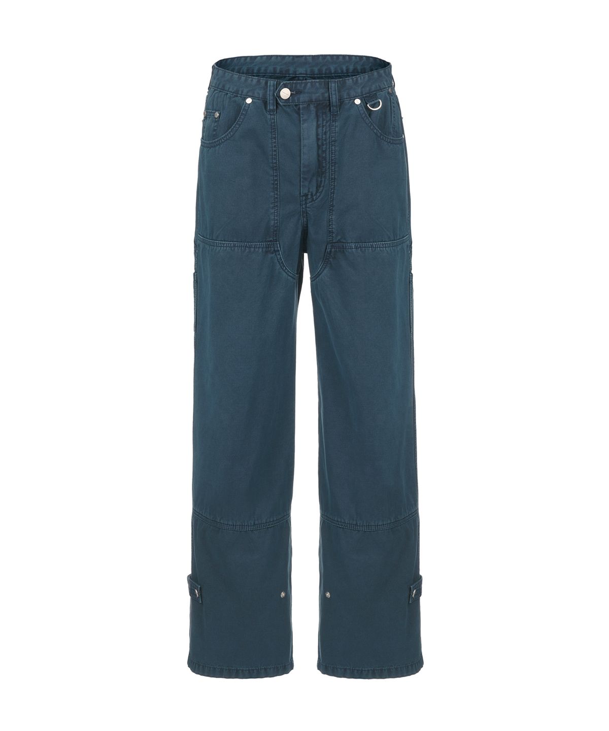 더바이닐하우스(THEVINYLHOUSE) DYED DOUBLE KNEE PANTS BLUE (VH2DSUPA10A)