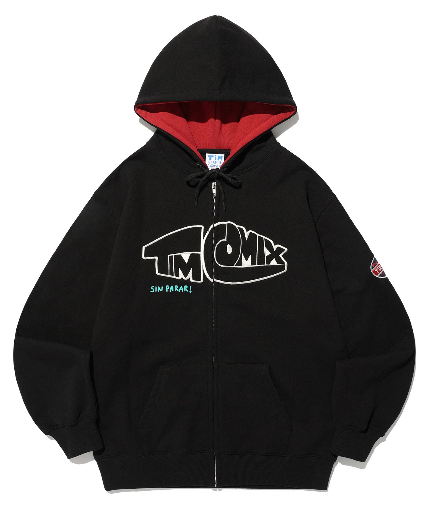 トップス TIMCOMIX SPEED RACING HOODIE ZIPUP BLACK MUSINSA公式 | TIMCOMIX SPEED RACING HOODIE ZIP UP BLACK