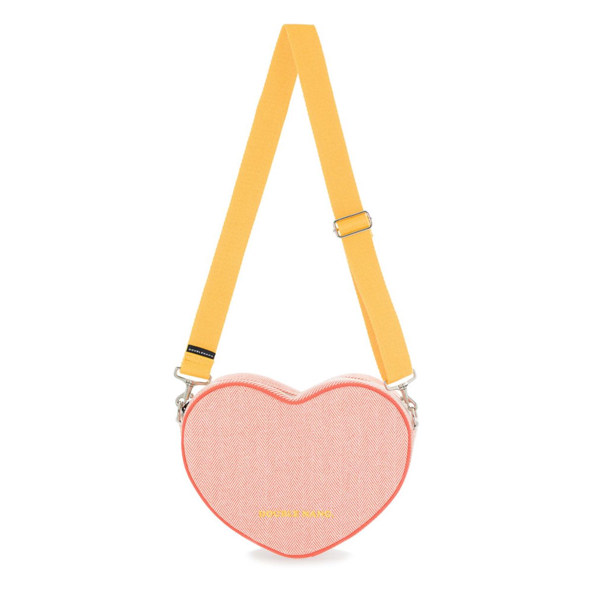 더블낭(DOUBLE NANG) HEART BAG (HERRINGBONE OR)