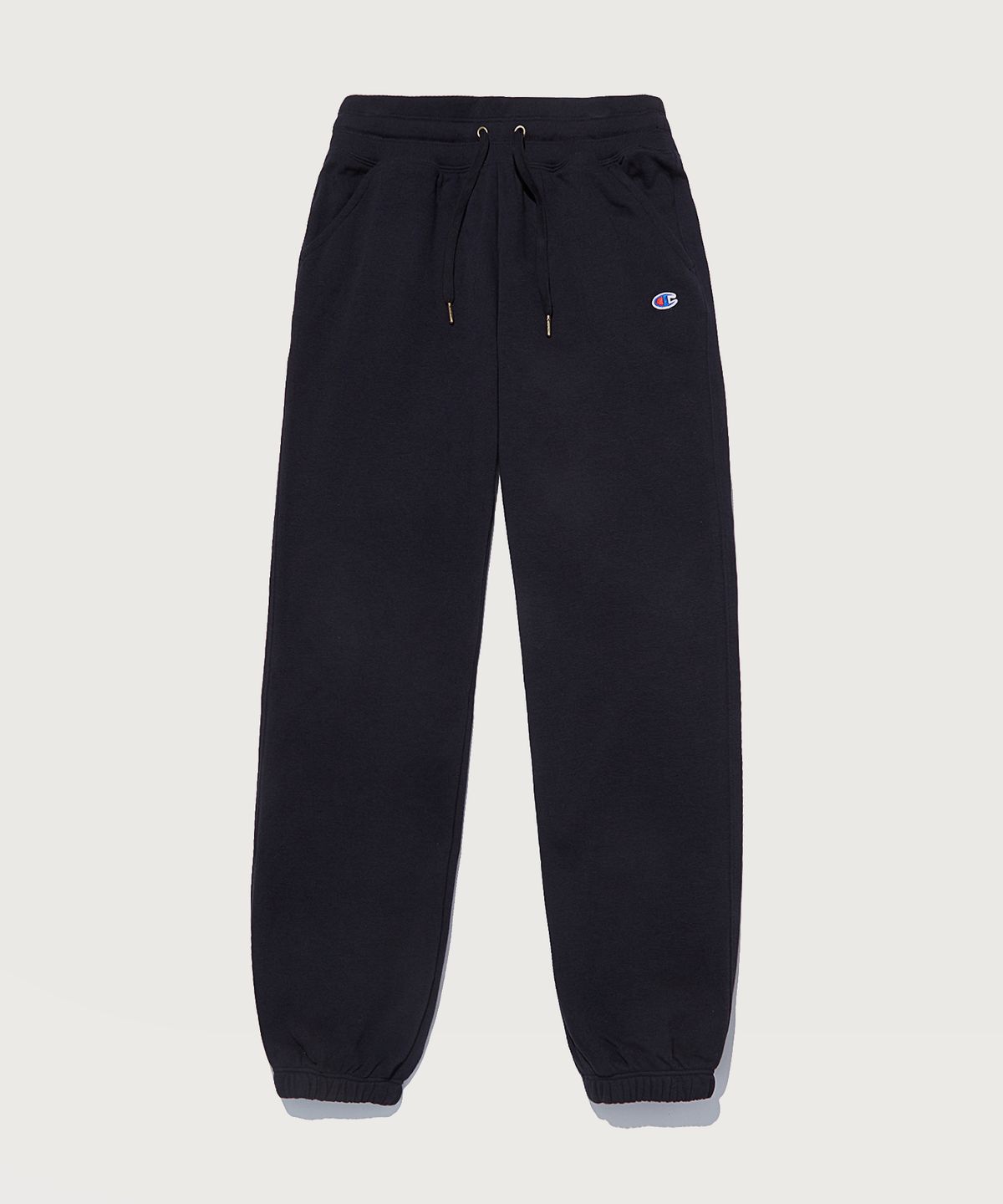 챔피온(CHAMPION) 여성 캠퍼스 프렌치테리 루즈핏 조거 팬츠 Black