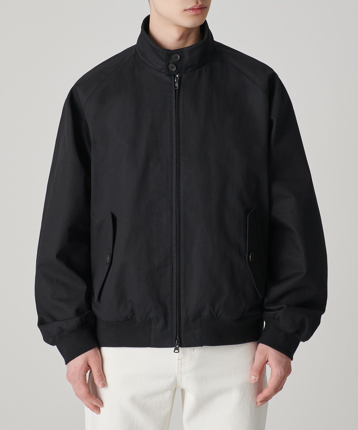 MUSINSA MUSINSA STANDARD Cotton Harrington Jacket [Black]