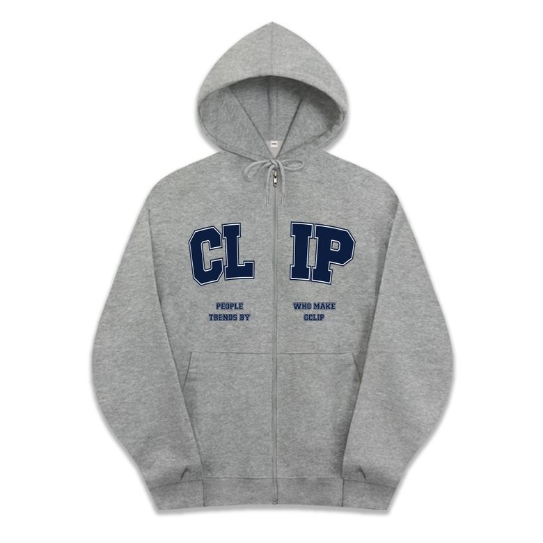 ZIP-CLIP 특양면 후드 집업
