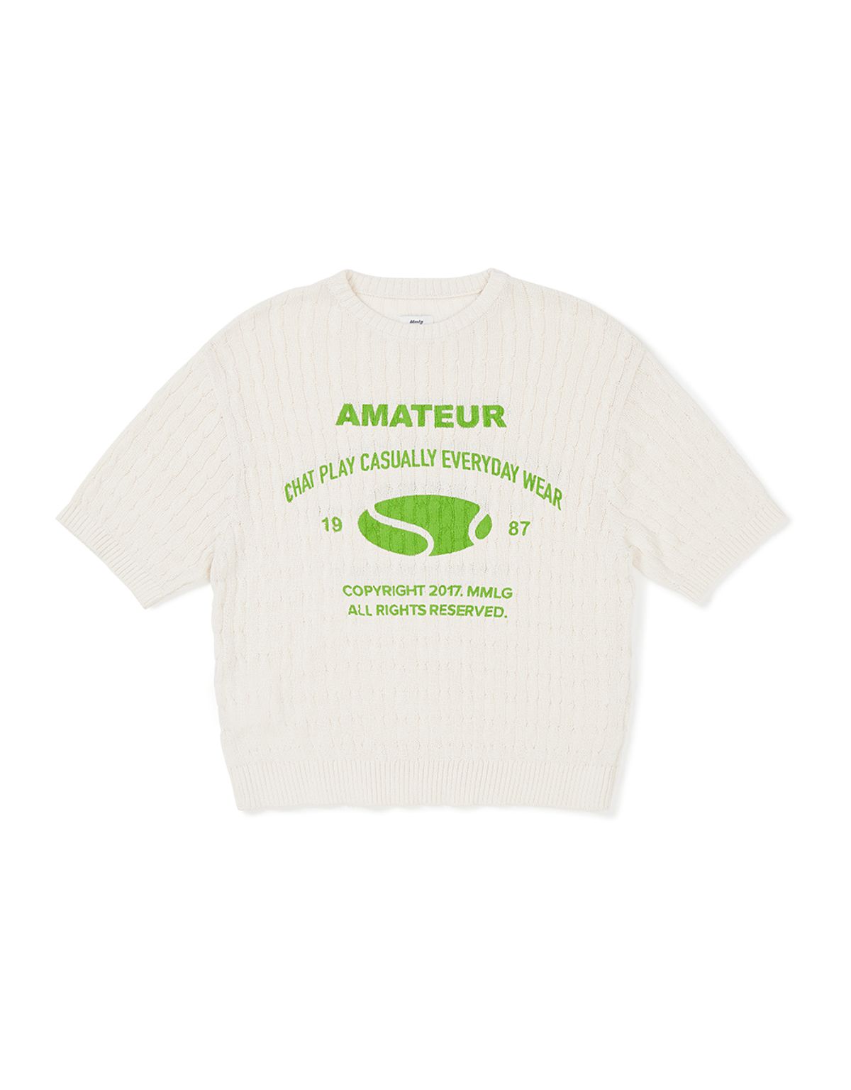 엠엠엘지(MMLG) [Mmlg] AMATEUR CABLE KNIT (IVORY)