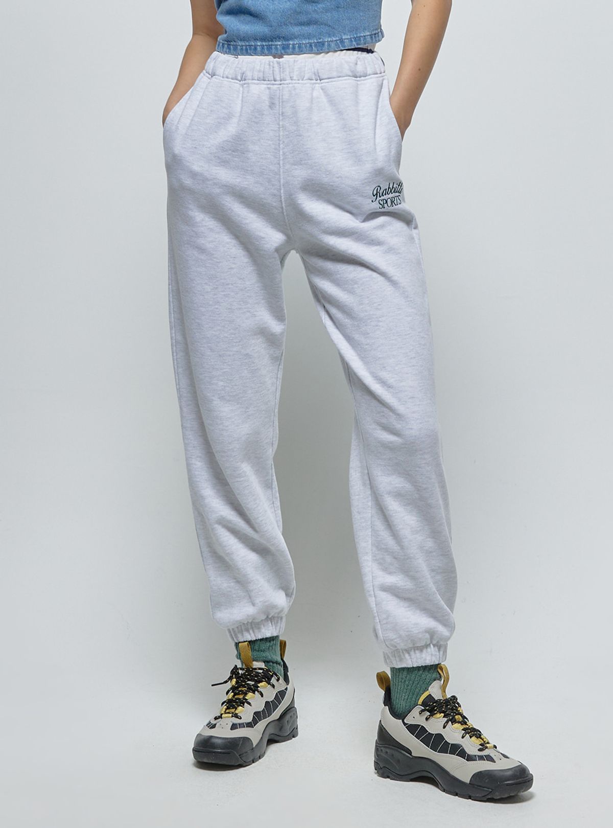 래비티 스포츠(RABBITTI SPORTS) RB Sports Sweatpants Melange Grey