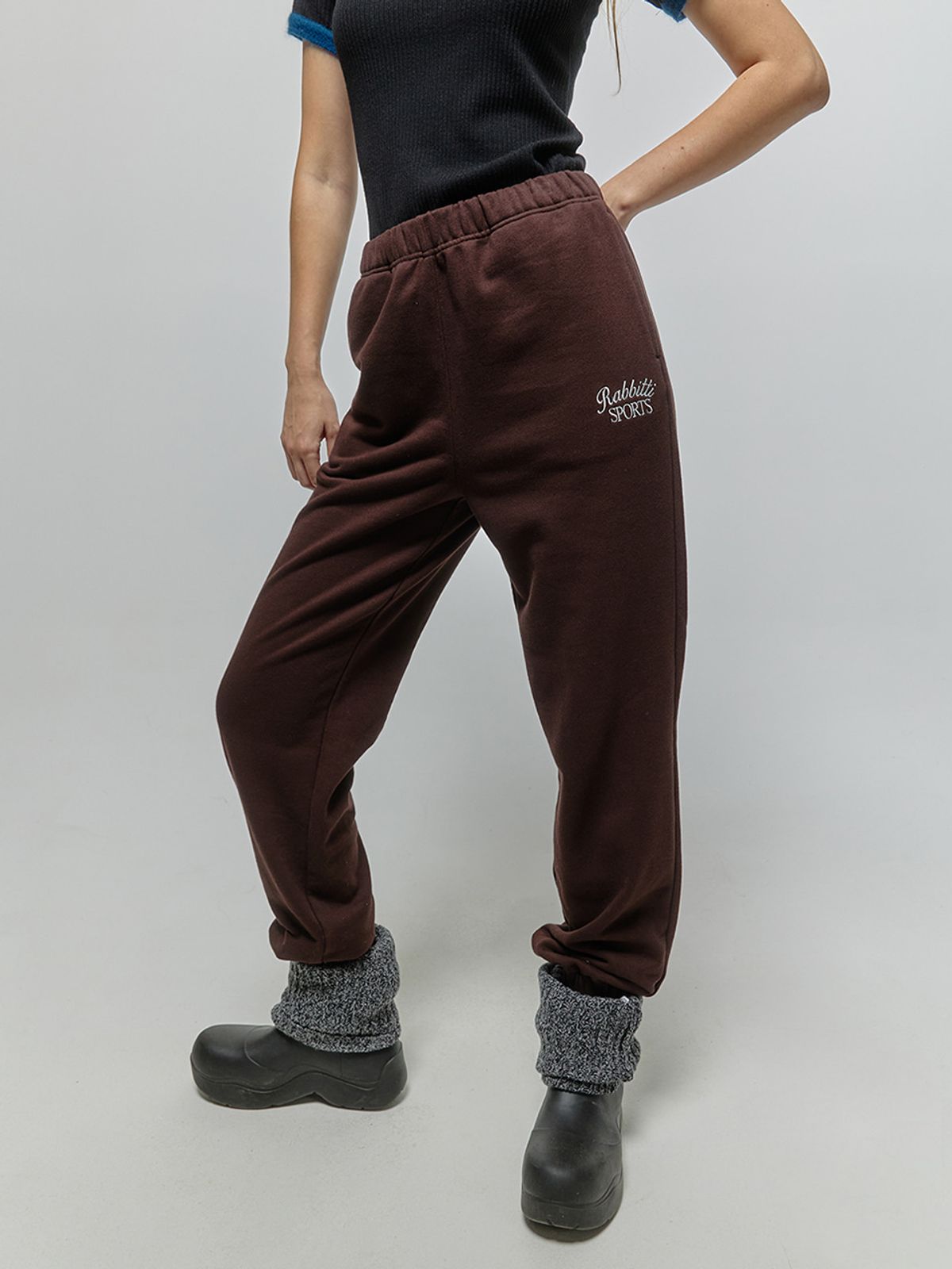 래비티 스포츠(RABBITTI SPORTS) RB Sports Sweatpants Brown
