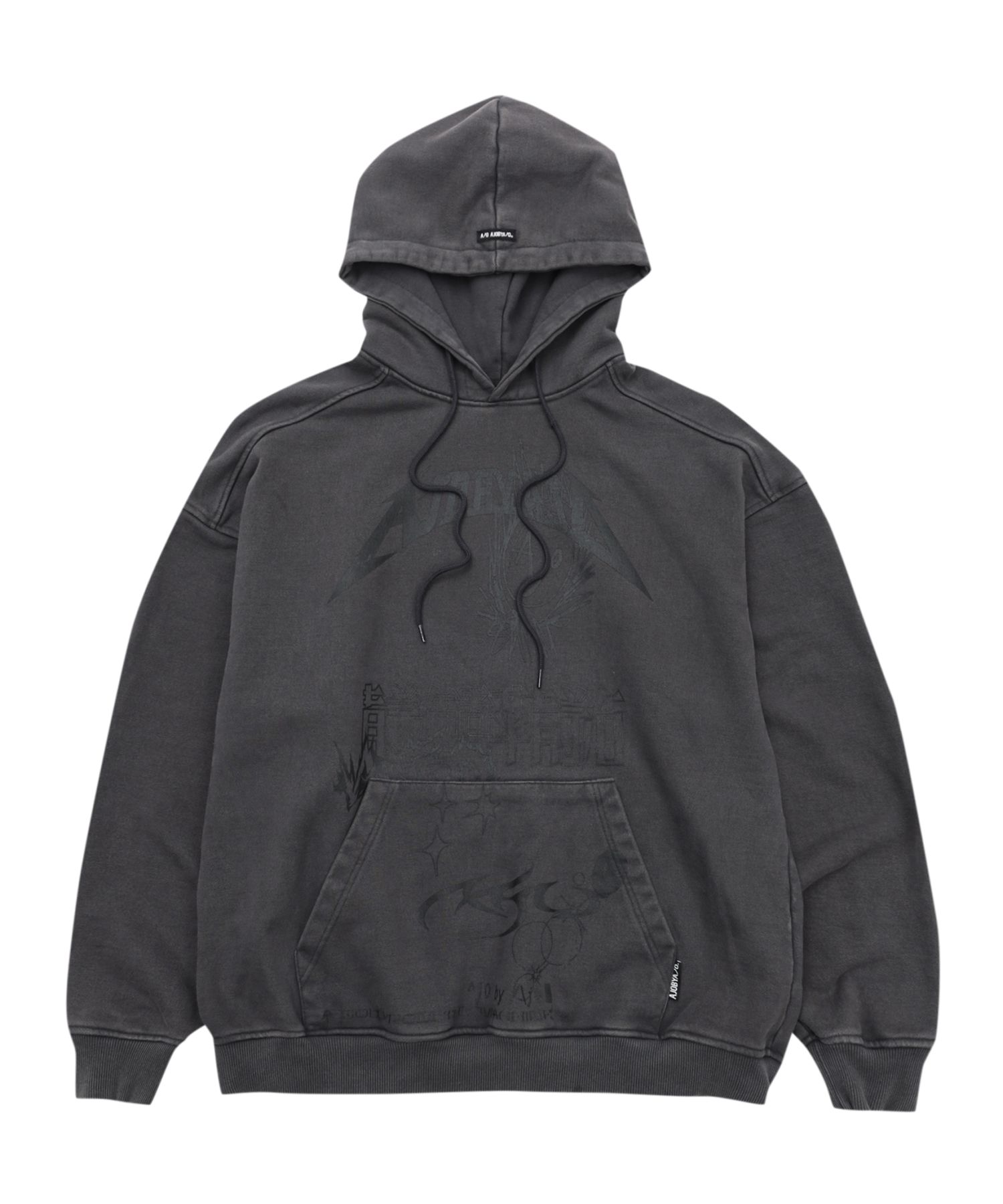 【AJO AJOBYAJO】23FW★ [PBA] Five AJO Logos Washed Hoodie MUSINSA | AJOBYAJO [PBA] AJOLICA Collage Hoodie [CHARCOAL]