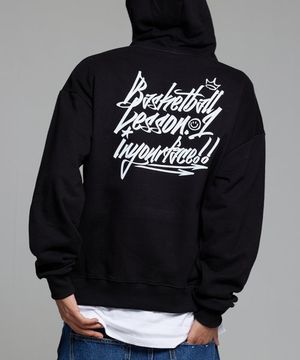 바스켓볼 레슨.1 네추럴핏 후드 블랙