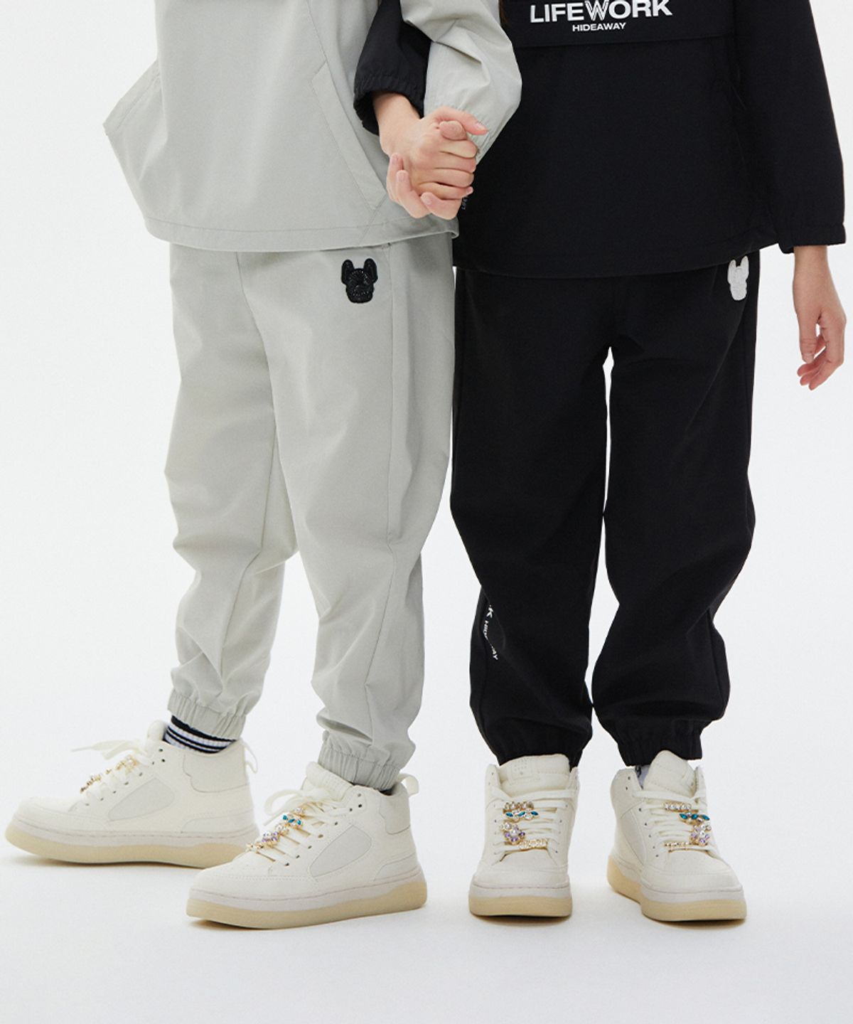 라이프워크 키즈(LIFEWORK KIDS) 키즈) 코지 나일론 조거팬츠