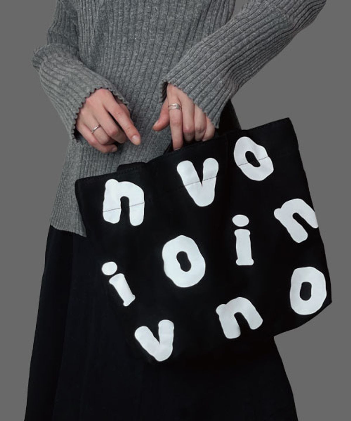 노비오(NOVIO) 오브백 블랙 S_ 투웨이 숄더백&토트백