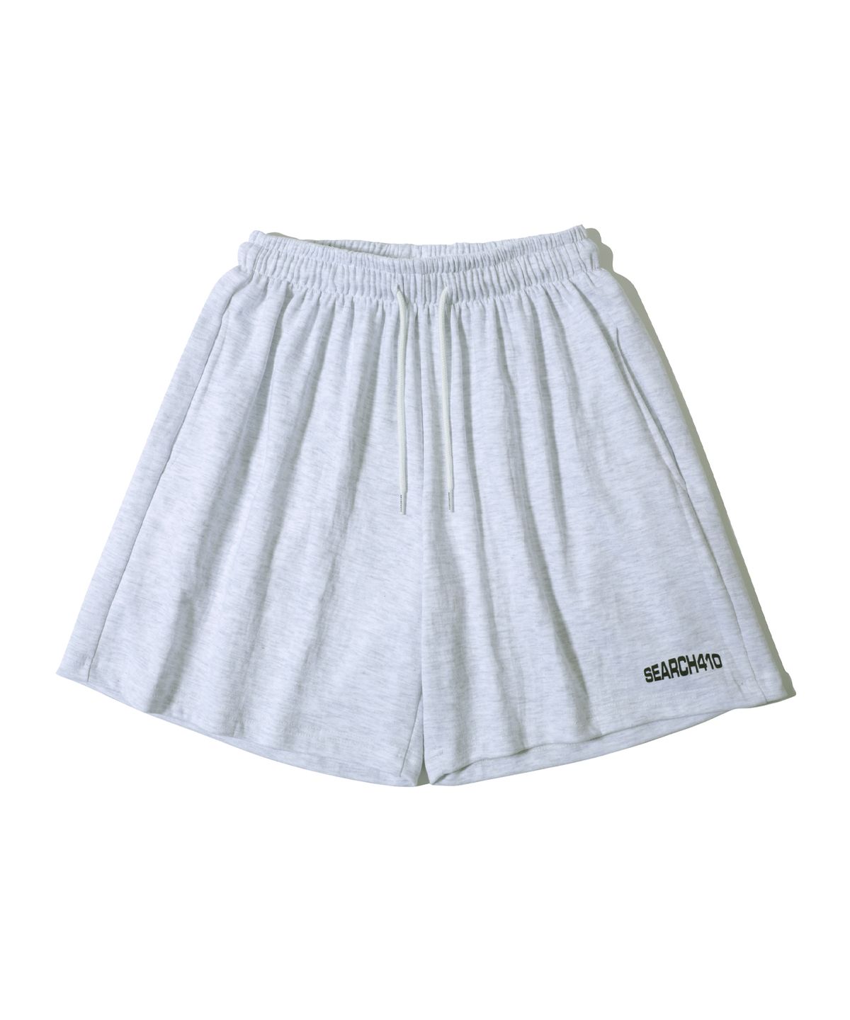 써치410(SEARCH410) 소프트 스웨트 벌룬 쇼츠 화이트그레이