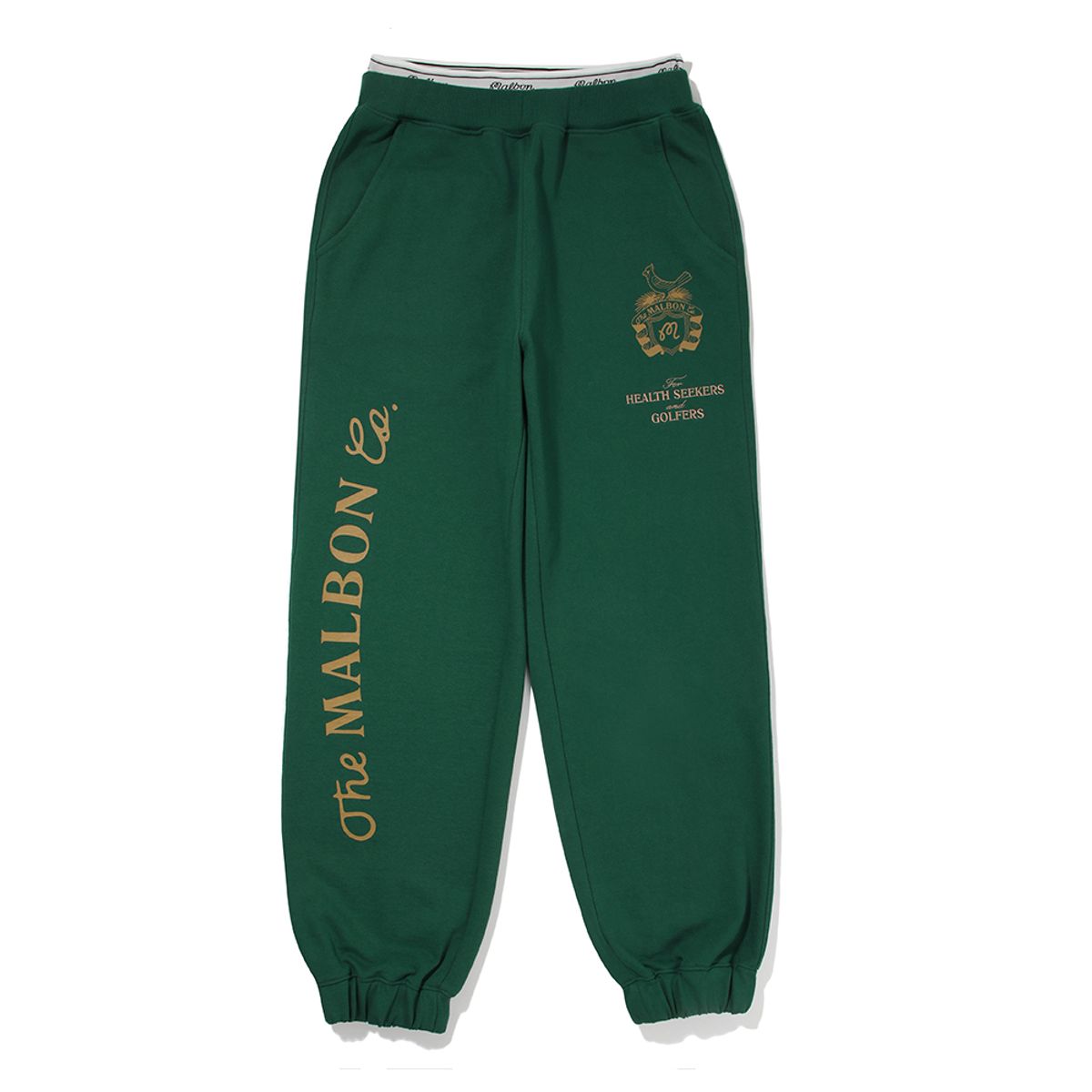 말본 골프(MALBON GOLF) 말본 스크립트 스웻팬츠 GREEN (WOMAN)