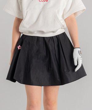 리나 플레어 스커트 블랙