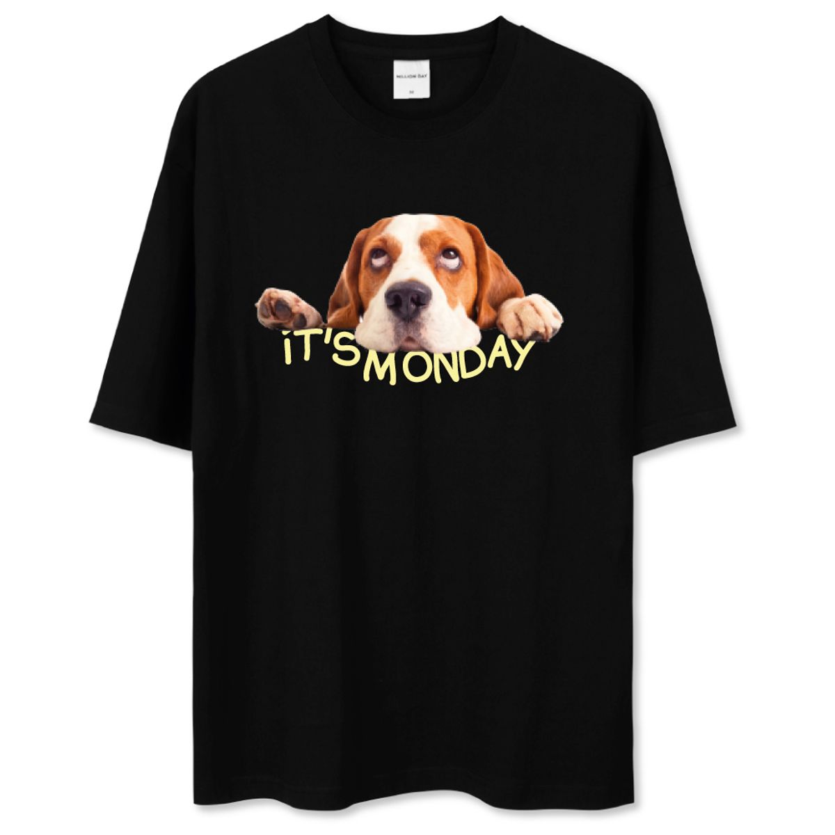 밀리언데이(MILLION DAY) MILLION MONDAY PUPPY T-SHIRT