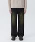 바이오스톤 워싱 와이드 데님 팬츠 (BEIGE BLACK)