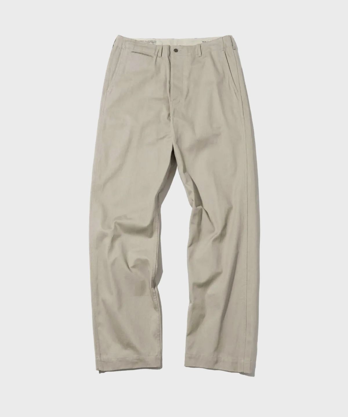 아웃스탠딩(OUTSTANDING) OFFICER CHINO PANTS_L.BEIGE
