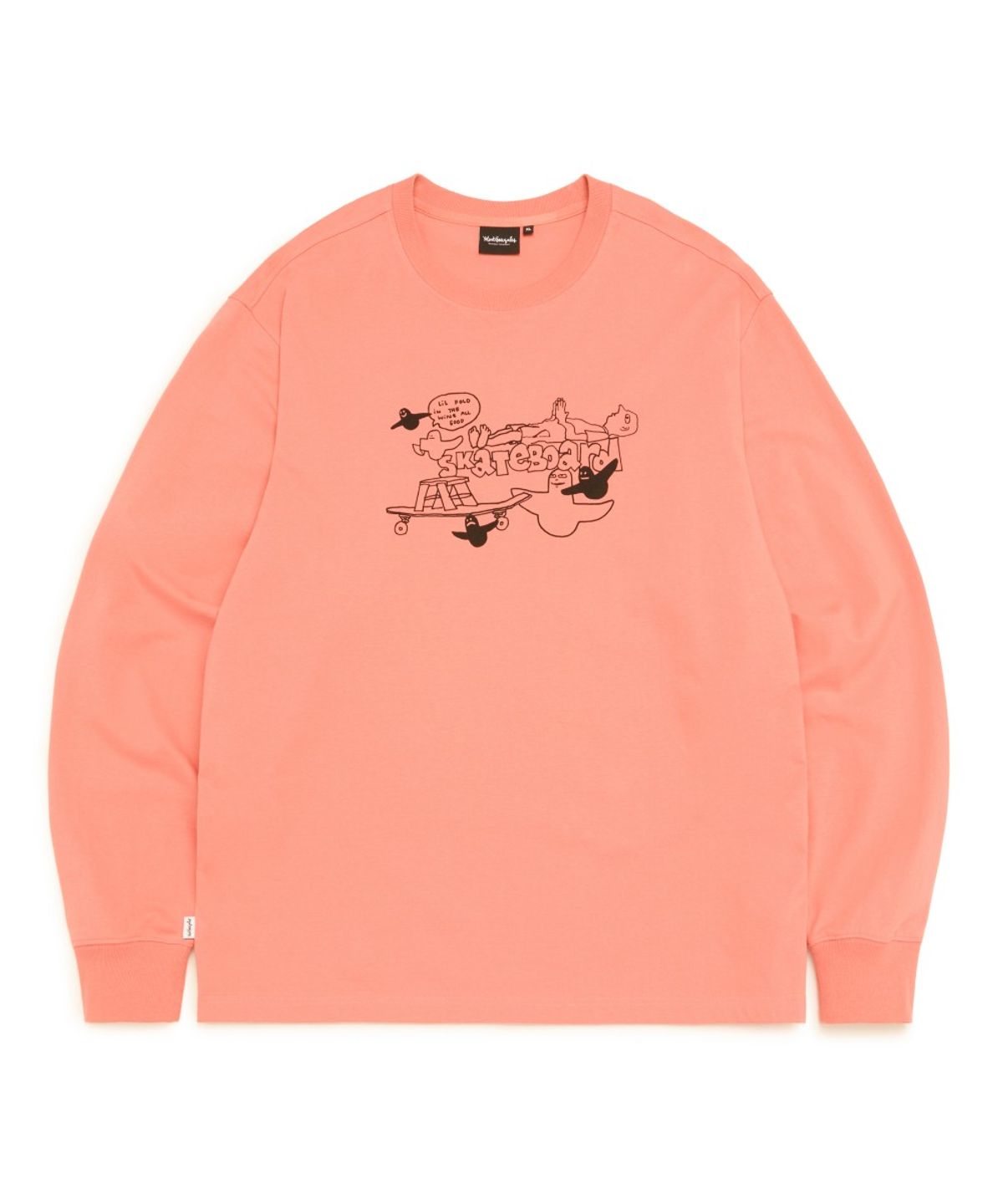 마크곤잘레스(MARK GONZALES) MG COLLAGE GRAPHIC L/S T-SHIRT - PINK