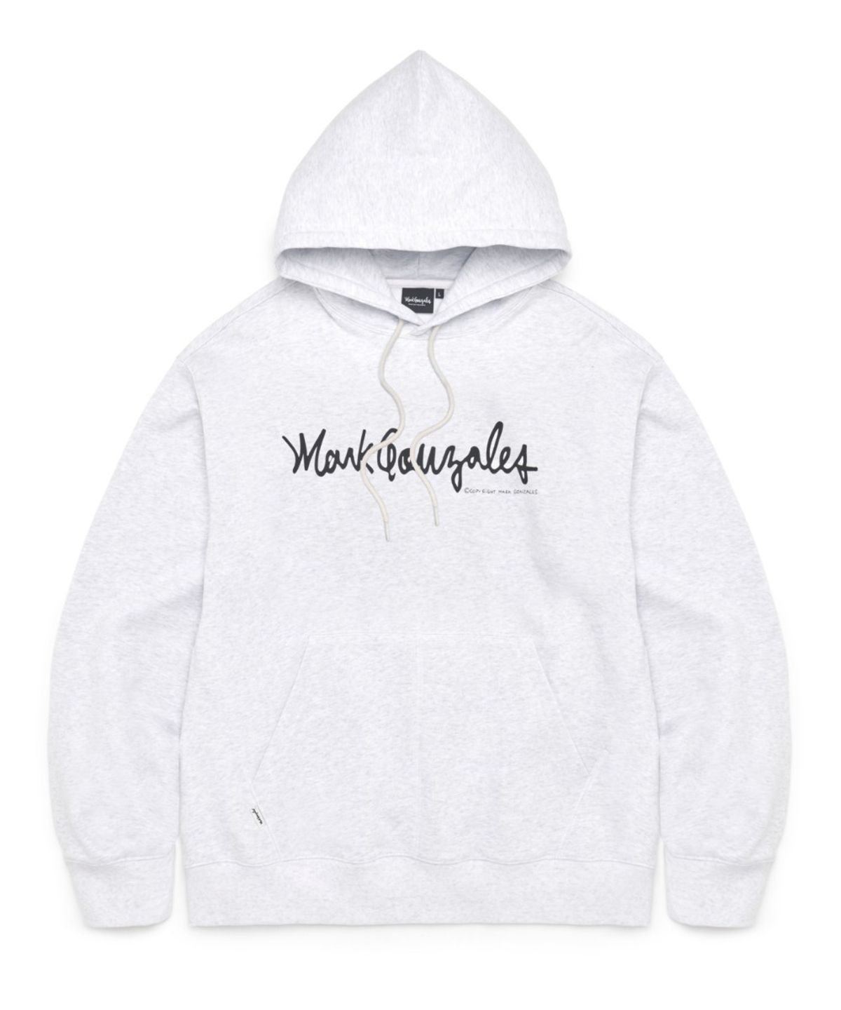 마크곤잘레스(MARK GONZALES) SIGN LOGO OG SWEAT HOODIE - L/GREY
