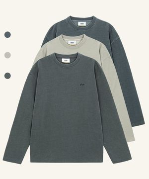 피그먼트 커시브 라이팅 티셔츠