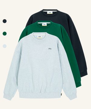 [셋업]커시브 라이팅 스웻 셔츠