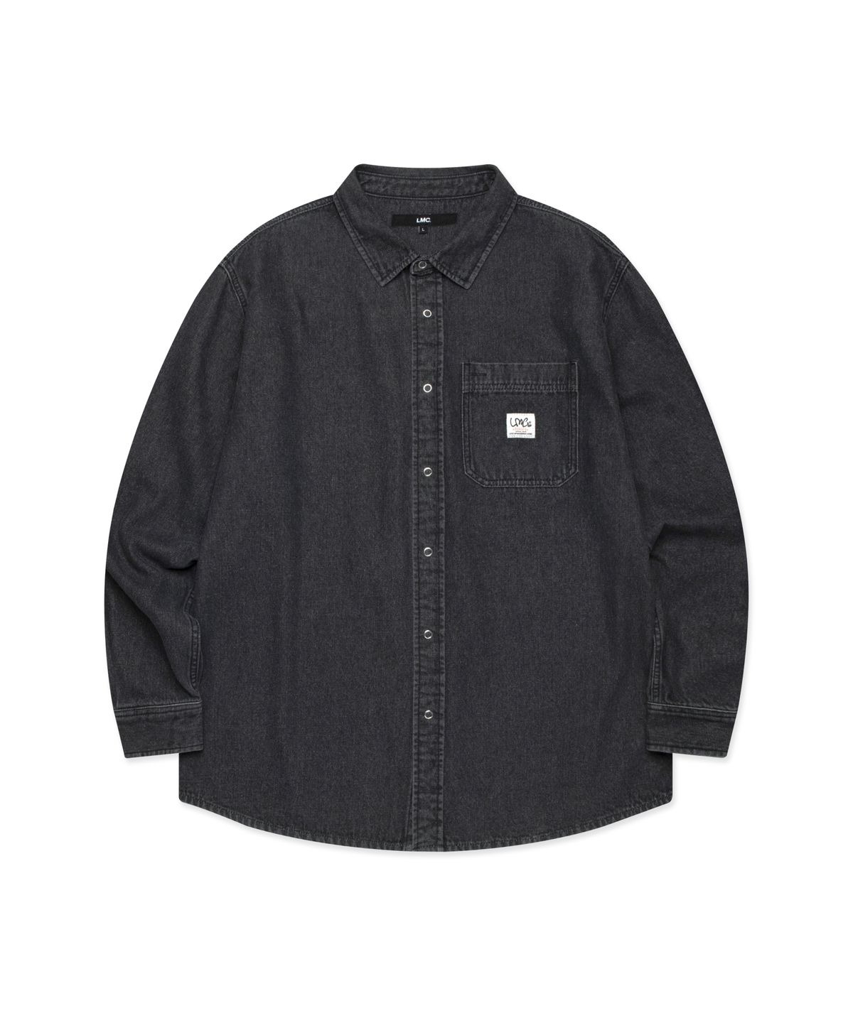 엘엠씨(LMC) OVERSIZED DENIM SHIRT black