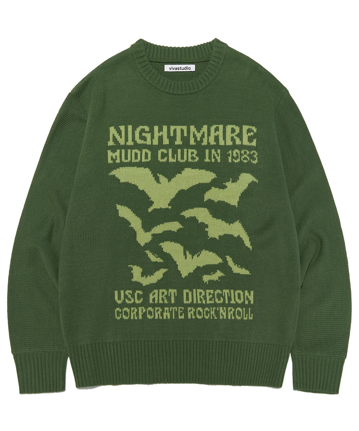 비바스튜디오(VIVASTUDIO) NIGHTMARE KNIT [GREEN]