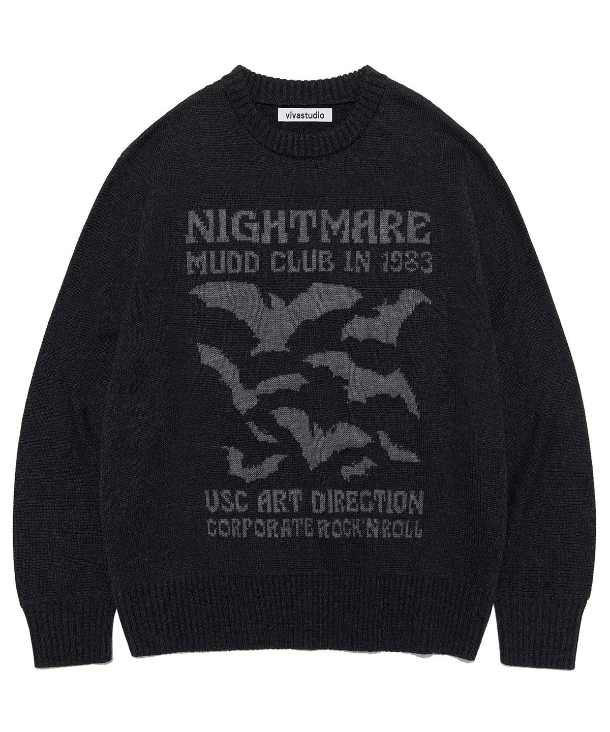 비바스튜디오(VIVASTUDIO) NIGHTMARE KNIT [BLACK]
