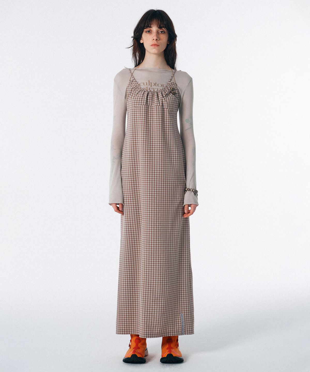 스컬프터(SCULPTOR) Wendy Maxi Dress Brown Ombre