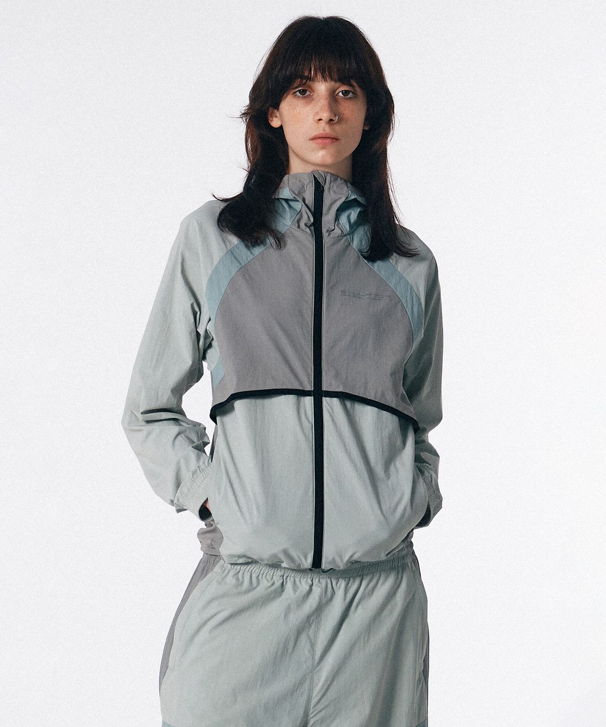 스컬프터(SCULPTOR) Protyle Rudiment P12 Wind Jacket Multi Gray