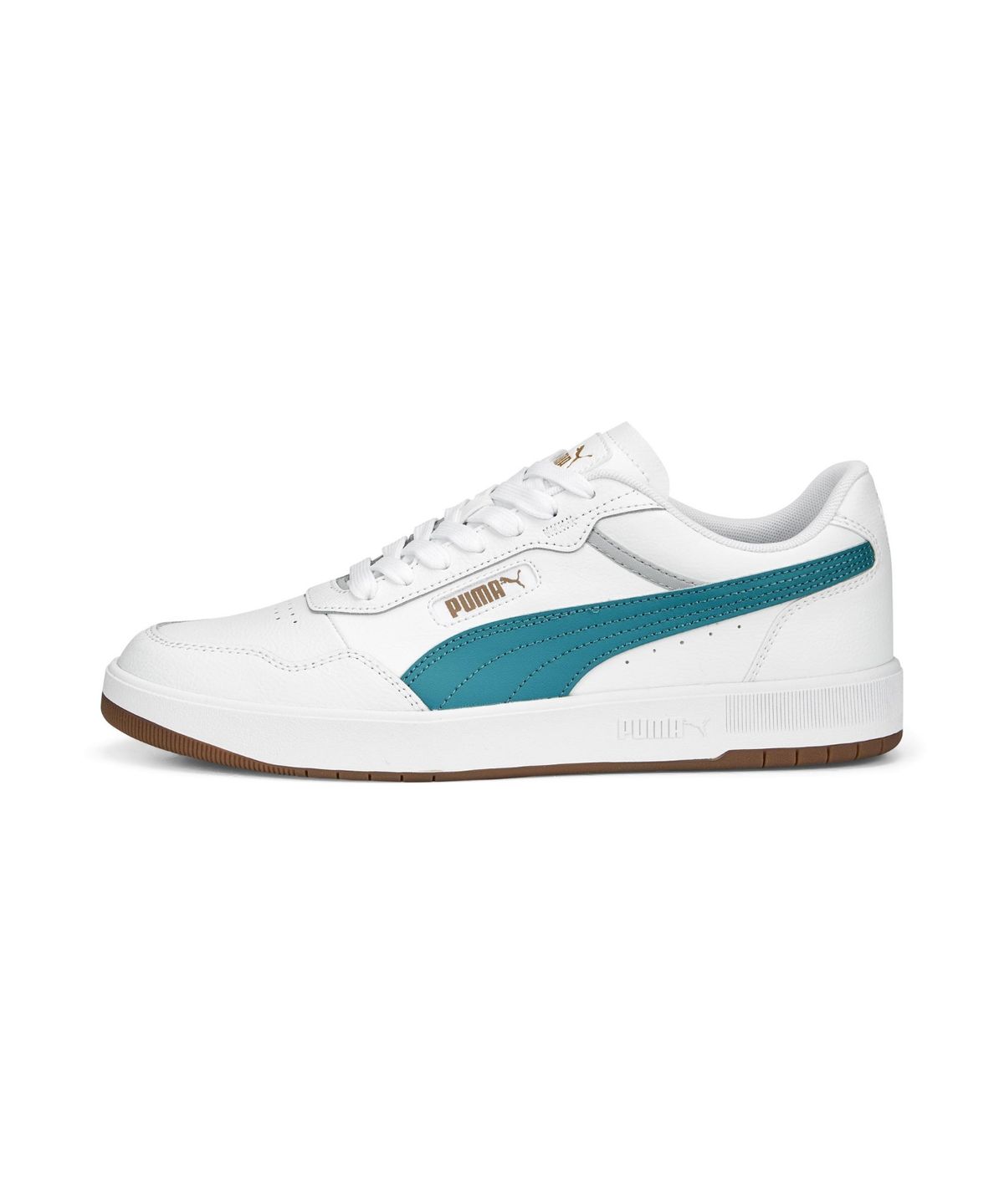 푸마(PUMA) 코트 울트라 - 화이트:그린:골드 / 389368-05