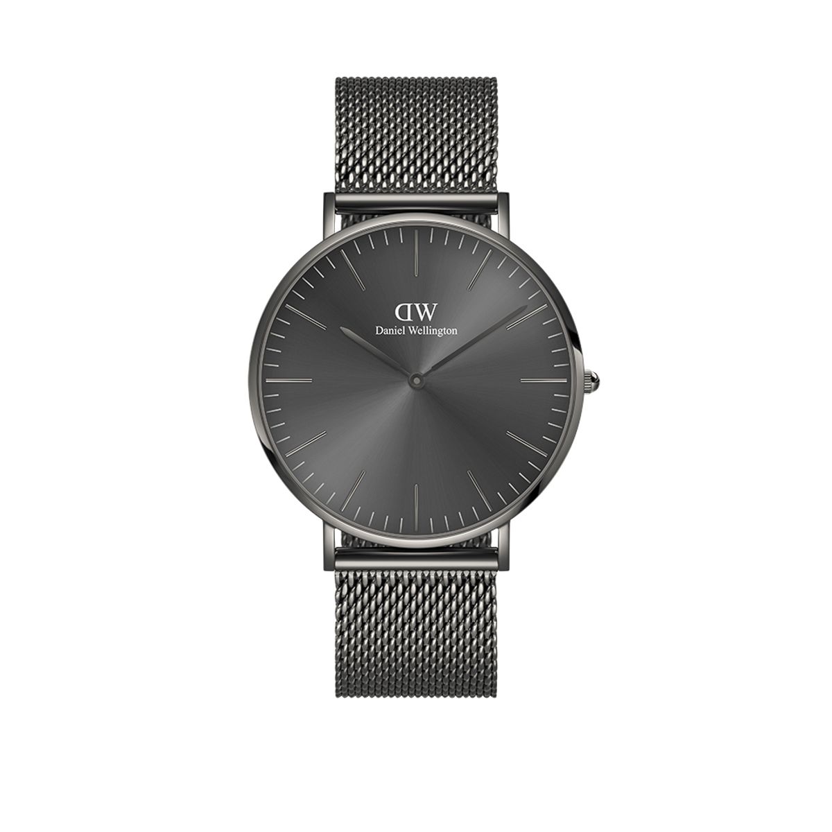다니엘 웰링턴(DANIEL WELLINGTON) CLASSIC MESH GRAPHITE 그레이 메탈시계