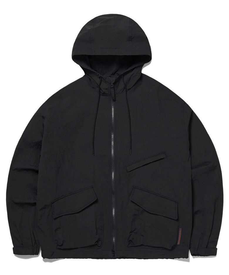 Hard shell Windbreaker Jacket Black
