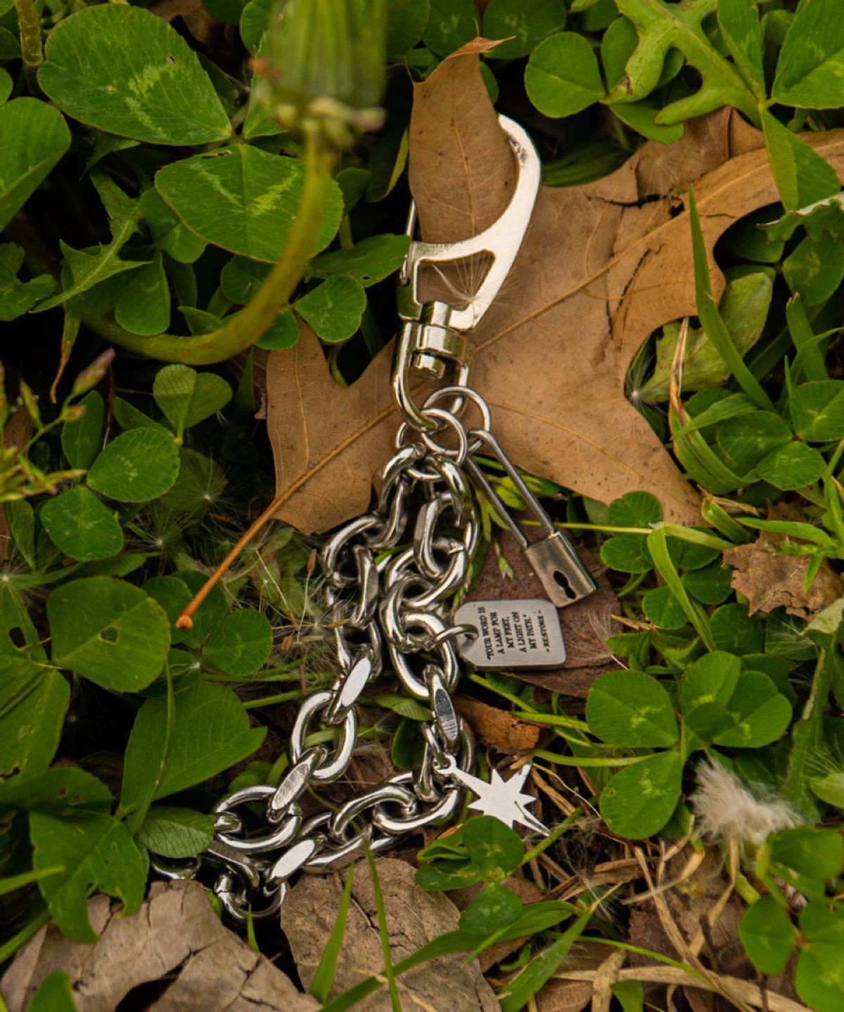 리스토어(RESTORE) ‘SOLA SCRIPTURA’ LOCK CHAIN KEY RING