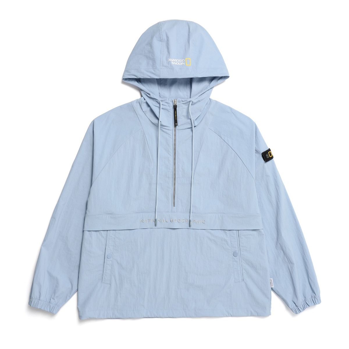 내셔널지오그래픽(NATIONALGEOGRAPHIC) N231WFT080 여성 시그너스 우븐 스트레치 트레이닝 아노락 점퍼 STORM BLUE
